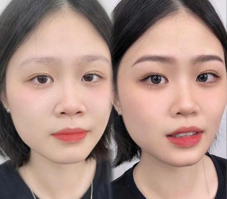 Khách làm đẹp tại tiệm 